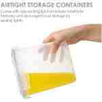 Airtight Food Storage Containers with Lids, Vtopmart 24 pcs Plastic Kitchen and Pantry Organization Canisters for Cereal, Dry Food, Flour and Sugar, BPA Free, Includes 24...