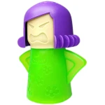 Angry Mama Microwave Oven Steam Cleaner, Angry Mom Microwave Cleaner, Just Add Vinegar and Water, Cut Cleaning Time by Half (Green)