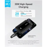 Anker Portable Charger, 10,000mAh 30W Power Bank, USB-C in and Out Fast Charging Battery Pack, Travel Essential Phone Power Bank, for iPhone 16/15/14/13/12, iPad, MacBook,...