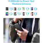 Anker Power Bank(PowerCore 10K),Compact Travel-Ready 10,000mAh Battery Pack with PowerIQ Charging Technology,5V/3A High-Speed Charging for iPhone,iPad,and More (USB-C Input and...