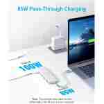 Anker USB C Hub, 5-in-1 USBC to HDMI Splitter with 4K Display, 1 x Powered USB-C 5Gbps & 2×Powered USB-A 3.0 5Gbps Data Ports for MacBook Pro, MacBook Air, Dell and More