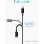 Anker USB C to USB C Cable, Type C 60W Fast Charging Cable (6FT, 2Pack) for iPhone 16 Series, iPad Mini 6 and More (USB 2.0, Black)