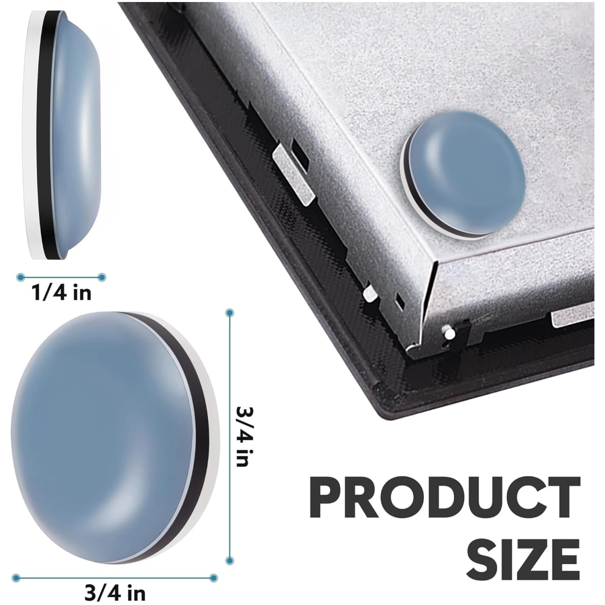 Appliance Sliders for Kitchen 24 PCS Self-Adhesive Small Kitchen Finds Appliance Slider Hacks Easy to MovIing & Space Saving Must Have Home Gadgets Mixer Accessories for Countertop