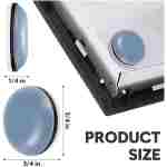 Appliance Sliders for Kitchen 24 PCS Self-Adhesive Small Kitchen Finds Appliance Slider Hacks Easy to MovIing & Space Saving Must Have Home Gadgets Mixer Accessories for Countertop