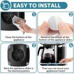 Appliance Sliders for Kitchen 24 PCS Self-Adhesive Small Kitchen Finds Appliance Slider Hacks Easy to MovIing & Space Saving Must Have Home Gadgets Mixer Accessories for Countertop