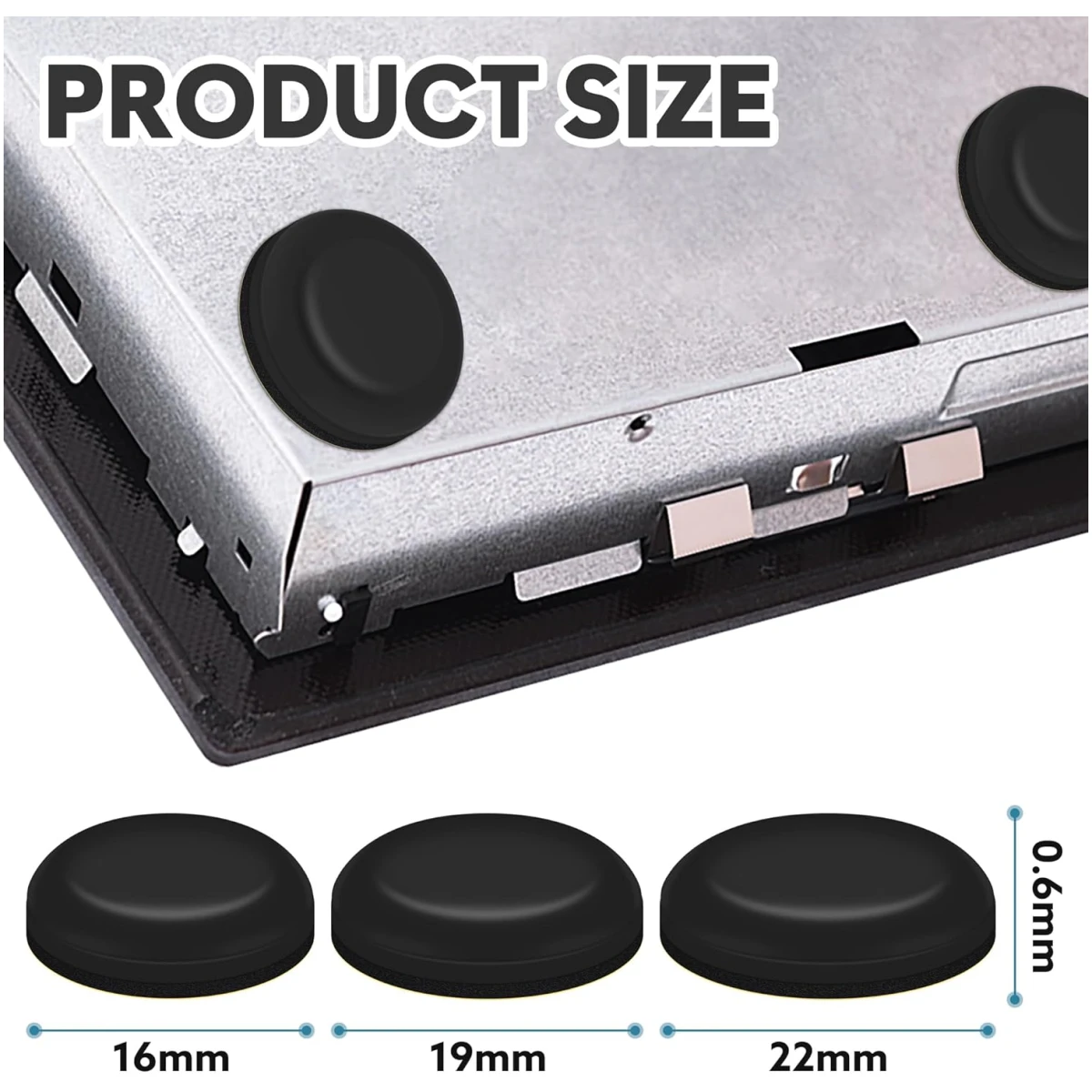 Appliance Sliders for Kitchen 24 PCS Self-Adhesive Small Kitchen Finds Appliance Slider Hacks Easy to MovIing & Space Saving Must Have Home Gadgets Mixer Accessories for Countertop