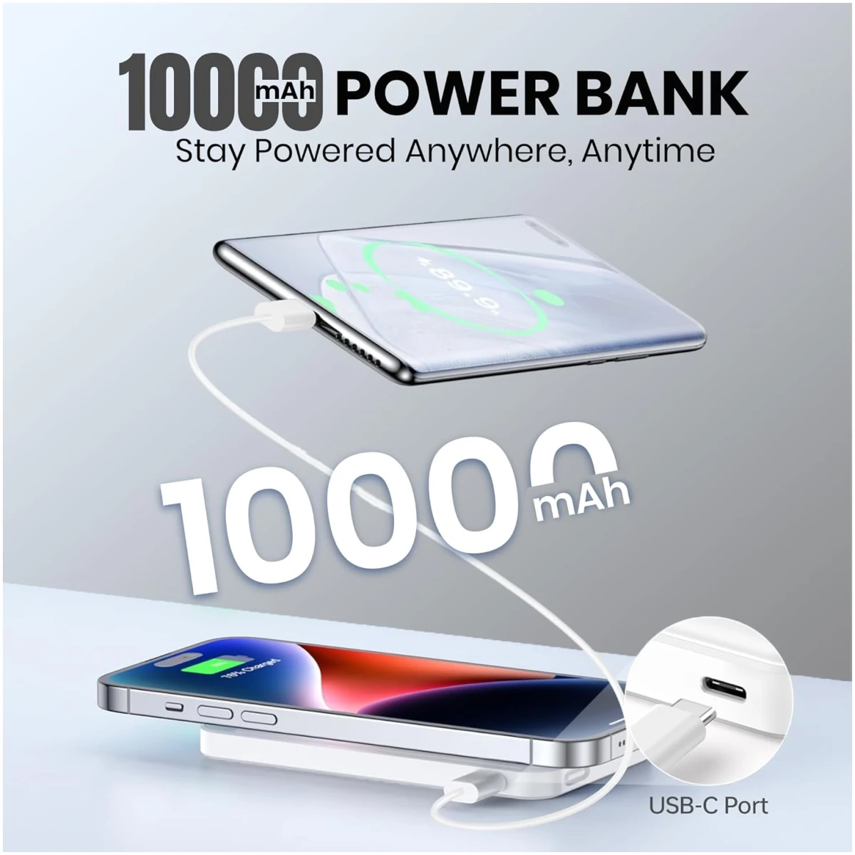 Artichoke 6 in 1 Accessories Gift Set iPhone Power Bank 10000 Smart Watch TWS Earphones MagSafe Accessories Birthday Gifts Boyfriend Tech Gadgets Regalos para Hombre Travel Men...