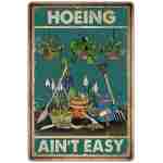 Artlunar Funny Garden Sign Outside Decor - Humorous Gardening Gift for Women Enthusiasts, 12" x 8" (980)