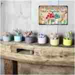 Artlunar Funny Garden Sign Outside Decor - Humorous Gardening Gift for Women Enthusiasts, 12" x 8" (980)
