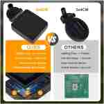 ASMAD 户外太阳能灯（4 件装，32 个 LED 灯）、太阳能花园灯、户外装饰、庭院装饰萤火虫灯、大灯泡、送给女性的独特礼物、送给奶奶的礼物