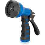 AUTOMAN-Garden-Hose-Nozzle, ABS Water Spray Nozzle with 7 Adjustable Watering Patterns, Slip Resistant for Watering Plants, Lawn& Garden, Washing Cars, Cleaning, Showering Pets...
