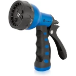 AUTOMAN-Garden-Hose-Nozzle, ABS Water Spray Nozzle with 7 Adjustable Watering Patterns, Slip Resistant for Watering Plants, Lawn& Garden, Washing Cars, Cleaning, Showering Pets...