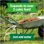 Back to the Roots Organic Coir, 51 Quart Expanding Soil, Great for Seeds and Potting