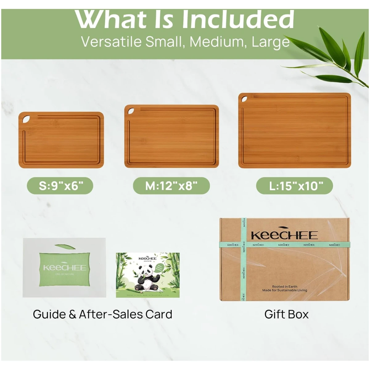 Bamboo Cutting Board, Durable Wood Cutting Boards for Kitchen with Deep Juice Grooves & Built-in Handles, Ideal Charcuterie & Chopping for Meat, Vegetables and Fruits Ideas...