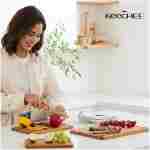 Bamboo Cutting Board, Durable Wood Cutting Boards for Kitchen with Deep Juice Grooves & Built-in Handles, Ideal Charcuterie & Chopping for Meat, Vegetables and Fruits Ideas...