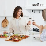Bamboo Cutting Board, Durable Wood Cutting Boards for Kitchen with Deep Juice Grooves & Built-in Handles, Ideal Charcuterie & Chopping for Meat, Vegetables and Fruits Ideas...