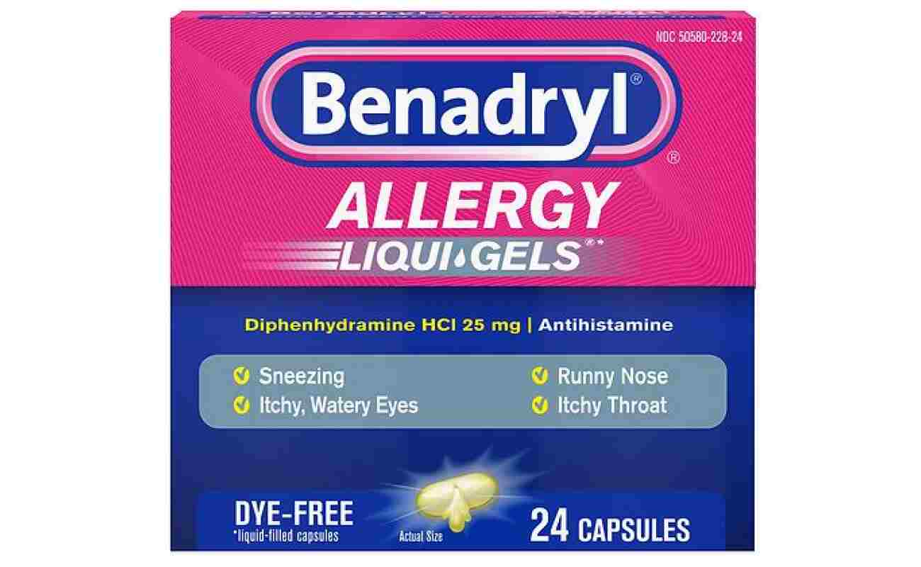 Benadryl Allergy Dye-Free Capsules
