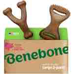 Benebone Medium 4-Pack Dog Chew Toys for Aggressive Chewers, Made in USA, 60lbs and Under