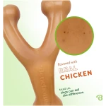 Benebone Wishbone Durable Dog Chew Toy for Aggressive Chewers, Real Bacon, Made in USA, Medium