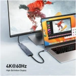 BENFEI USB C HUB 7-in-1 with HDMI(4K@60Hz,Certified), 100W Power Delivery, 3*USB 3.0, SD/TF Card Reader(160MB/s) Compatible with iPhone 15 Pro/Max, MacBook, iPad Pro, iMac, S23,...