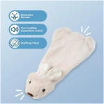 Best Pet Supplies 2-in-1 Stuffless Squeaky Dog Toys with Soft, Durable Fabric for Small, Medium, and Large Pets, No Stuffing for Indoor Play, Supports Active Biting and Play -...