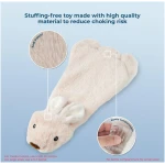 Best Pet Supplies 2-in-1 Stuffless Squeaky Dog Toys with Soft, Durable Fabric for Small, Medium, and Large Pets, No Stuffing for Indoor Play, Supports Active Biting and Play -...