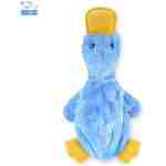 Best Pet Supplies Crinkle Dog Toy for Small, Medium, and Large Breeds, Cute No Stuffing Duck with Soft Squeaker, Fun for Indoor Puppies and Senior Pups, Plush No Mess Chew and...