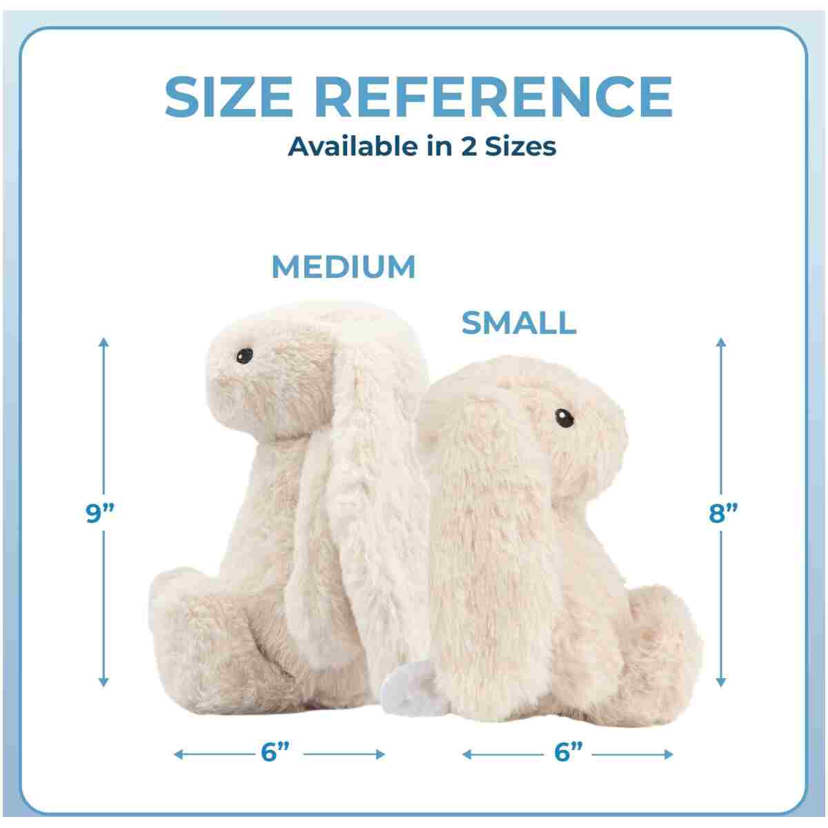 Best Pet Supplies Interactive Bunny Buddy Dog Toy with Crinkle and Squeaky Enrichment for Small and Medium Breed Puppies or Dogs, Cute and Plush - Bunny (Beige), Small