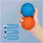 Best Pet Supplies Squeaky Tennis Toys for Dogs, 4-Pack, Heavy-Duty Interactive Pet Toys for Throwing and Fetching, Supports Exercise and Natural Behavior Training, Durable - Small