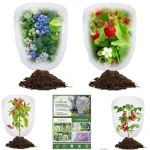 Bird Netting for Garden Protection - 4 Pack Garden Netting Pest Barrier with Drawstring,3.3Ft x 2.7Ft Mosquito Net Tomato Protective Cover Garden Plant Netting for Cicadas...