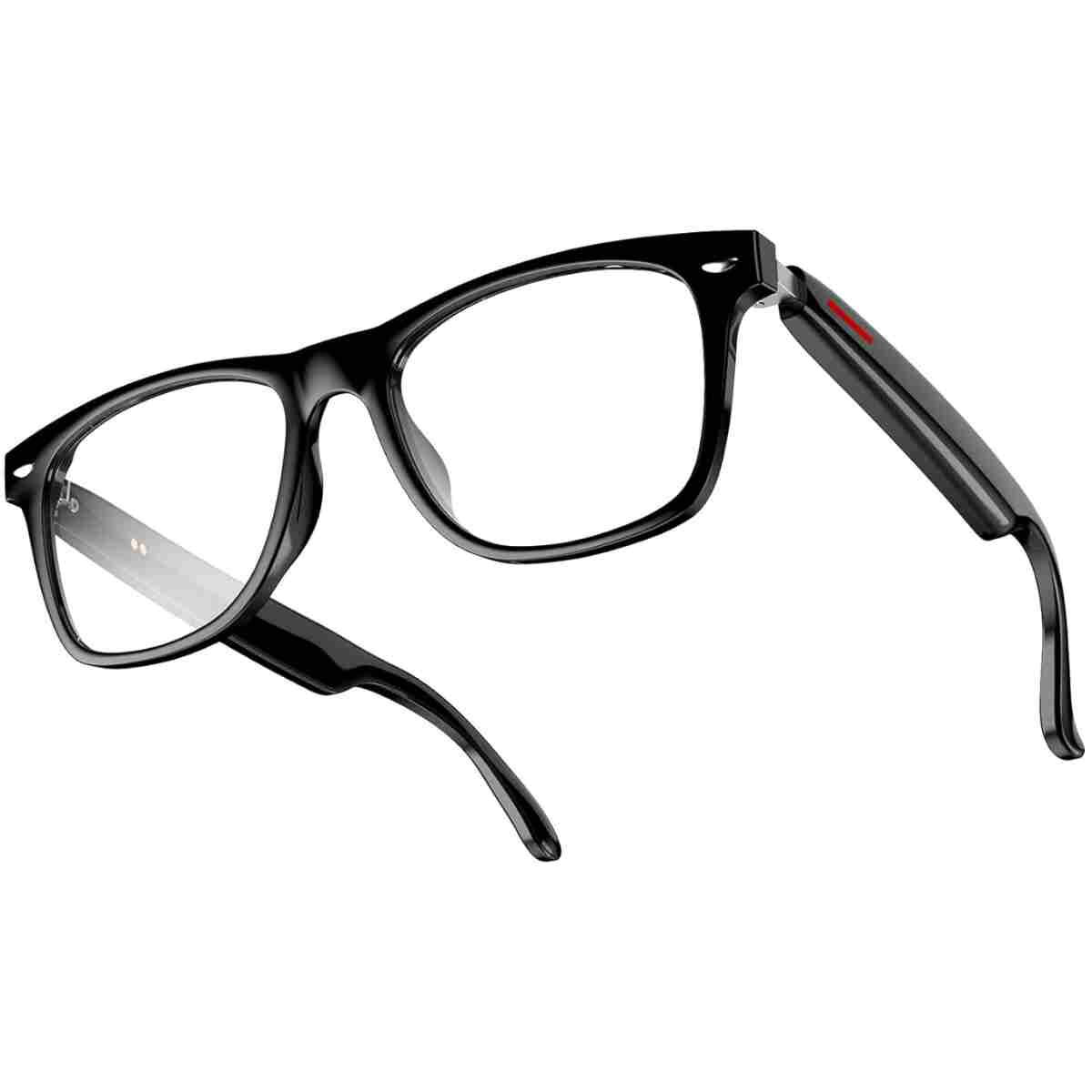 Blackview Smart Glasses, 5.0 Bluetooth Sunglasses with Open Ear Speaker, Voice Assistant Compatible, Blue Light Blocking Lens