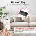 by Air Tag (2025) iOS Only Bluetooth Tracker with Apple Find My, iPhone Smart Card Wallet Finder GPS Tracker, 5-10 Years Battery, Keys Finder and Item Locator for Keys, Bags,...