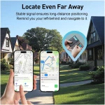 by Air Tag (2025) iOS Only Bluetooth Tracker with Apple Find My, iPhone Smart Card Wallet Finder GPS Tracker, 5-10 Years Battery, Keys Finder and Item Locator for Keys, Bags,...