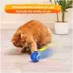 Cat Chasing Toys, Intelligent Interactive Toys for Cats, Automatic Cat Rolling Ball Toys, Cat Toys That Can Escape