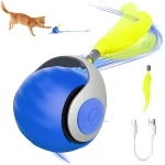 Cat Chasing Toys, Intelligent Interactive Toys for Cats, Automatic Cat Rolling Ball Toys, Cat Toys That Can Escape