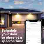 CHAMBERLAIN Smart Garage Control - Wireless Garage Hub and Sensor with Wifi & Bluetooth - Smartphone Controlled, myQ-G0401-ES, White