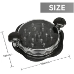 Chicken Shredder Tool Twist for Kitchen, Manual Chicken Breast Grinder Machine for Ground Food, Meat & Vegetables (Elegant Black)