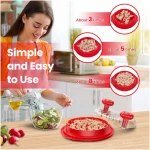 Chicken Shredder Tool Twist Large - 10'' Pro Meat Shredders for Chicken Breast,Visible Kitchen Gadgets Grinder Machine with Brush,Strong Anti-Slip Strip,Ergonomic Handle,BPA...