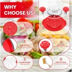 Chicken Shredder Tool Twist Large - 10'' Pro Meat Shredders for Chicken Breast,Visible Kitchen Gadgets Grinder Machine with Brush,Strong Anti-Slip Strip,Ergonomic Handle,BPA...