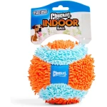 Chuckit! Indoor Fetch Ball Dog Toy for Dogs - Interactive Dog Toys for Boredom, 4.75 Inch, Orange and Blue