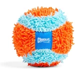 Chuckit! Indoor Fetch Ball Dog Toy for Dogs - Interactive Dog Toys for Boredom, 4.75 Inch, Orange and Blue