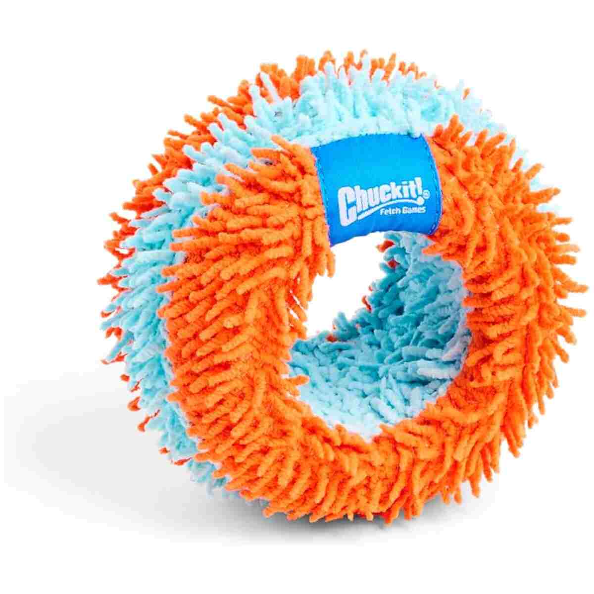 Chuckit! Indoor Fetch Roller Toy for Dogs - Interactive Dog Toys for Boredom, Orange and Blue