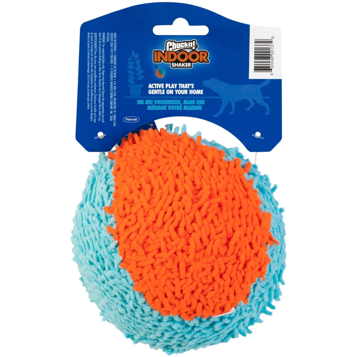 Chuckit! Indoor Fetch Roller Toy for Dogs - Interactive Dog Toys for Boredom, Orange and Blue