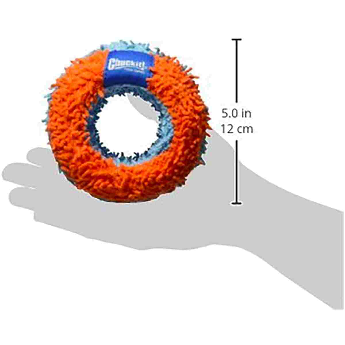 Chuckit! Indoor Fetch Shaker for Dogs - Interactive Dog Toys for Boredom, 7.75 Inch, Orange and Blue