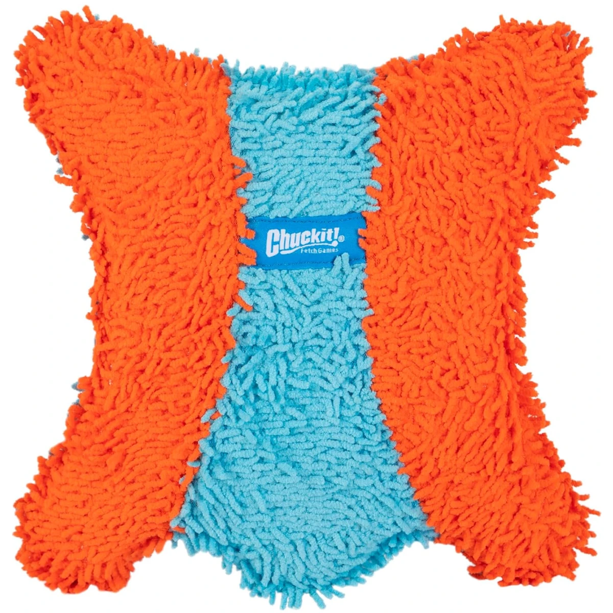 Chuckit! Indoor Fetch Squirrel Toy for Dogs - Interactive Dog Toys for Boredom, Orange and Blue