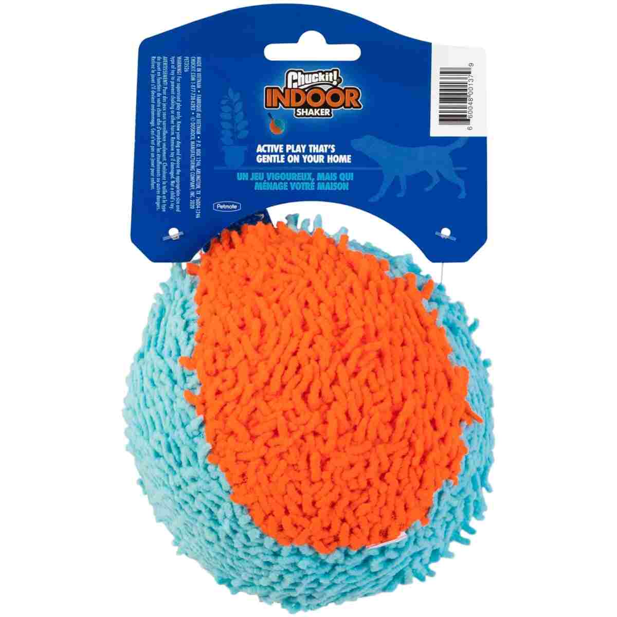 Chuckit! Indoor Fetch Squirrel Toy for Dogs - Interactive Dog Toys for Boredom, Orange and Blue