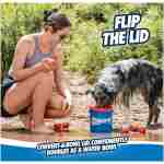 Chuckit! Ultra Ball Dog Toy with Chuckit! Cleaning Bucket Bundle, Bouncy Fetch Pet Toys For Dogs 20-60 lbs, Interactive Dog Toys, Durable Rubber, Size Medium, 2.5-inch Diameter,...