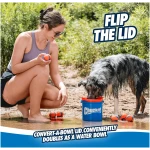 Chuckit! Ultra Ball Dog Toy with Chuckit! Cleaning Bucket Bundle, Bouncy Fetch Pet Toys For Dogs 20-60 lbs, Interactive Dog Toys, Durable Rubber, Size Medium, 2.5-inch Diameter,...