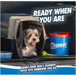 Chuckit! Ultra Ball Dog Toy with Chuckit! Cleaning Bucket Bundle, Bouncy Fetch Pet Toys For Dogs 20-60 lbs, Interactive Dog Toys, Durable Rubber, Size Medium, 2.5-inch Diameter,...
