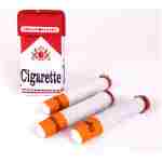 Cigarette Dog Toy Cigarette Pack with 3 Pcs Giggly Cigarettes and Food-Hiding Pack Interactive Plush Dog Toys for Puppy Small and Medium Dogs